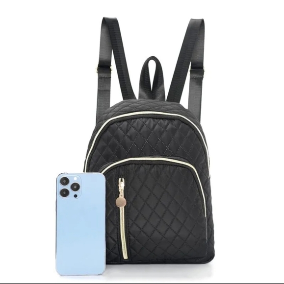 Mini Quilted Backpack - Picture 6 of 8